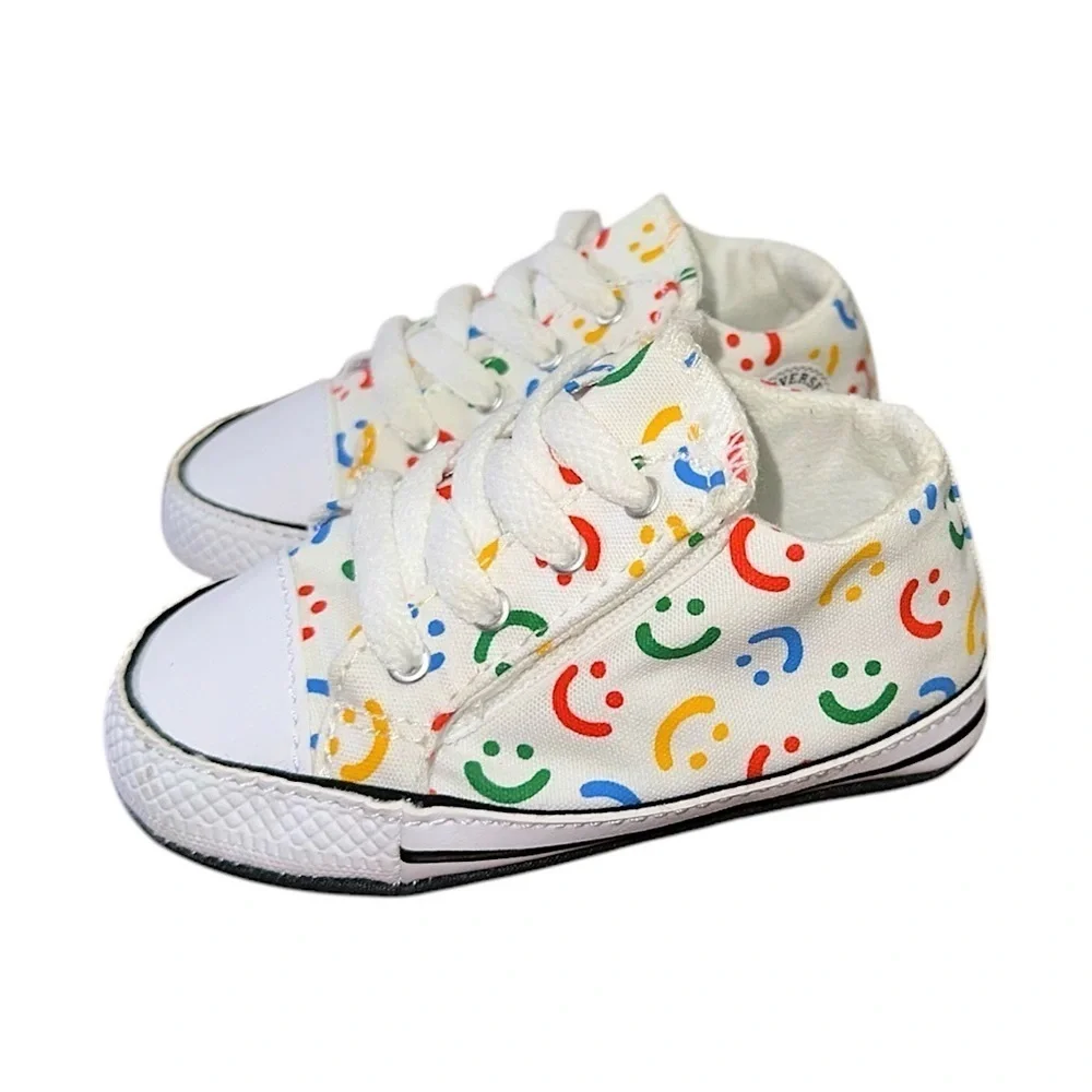 Converse Chuck Taylor All Star Cribster Easy On Doodles Colorful Smiley Face 4